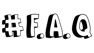FAQ Show Logo Transparent Black
